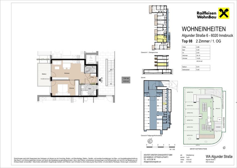 Grundrissplan Top 08