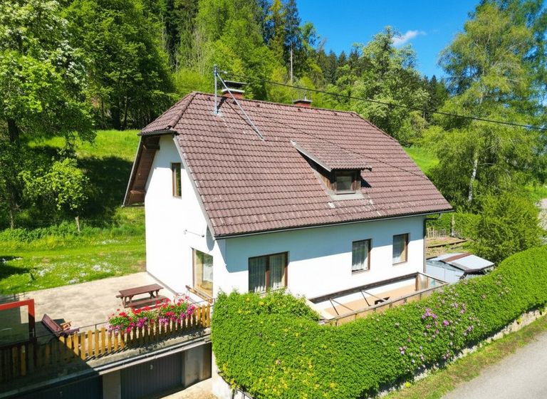 Luftbild Haus von vorn