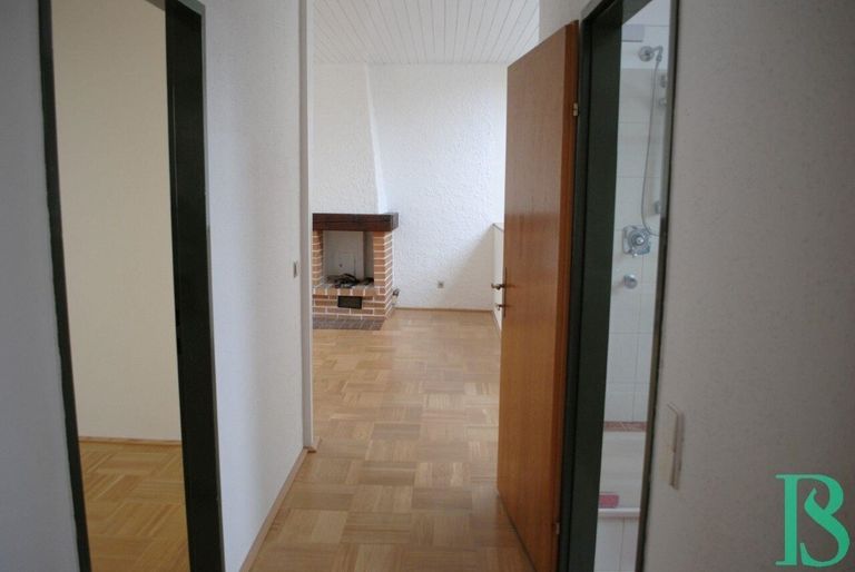 Zimmer 1 Blick Wohnbereich / Kamin Zimmer