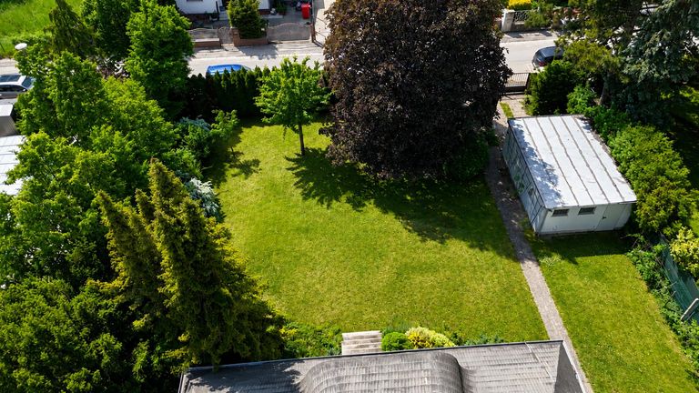 Garten von oben
