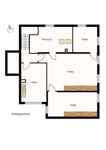 Plan 2D Keller