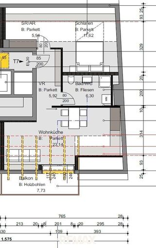 Wohnungsplan 3040 2170