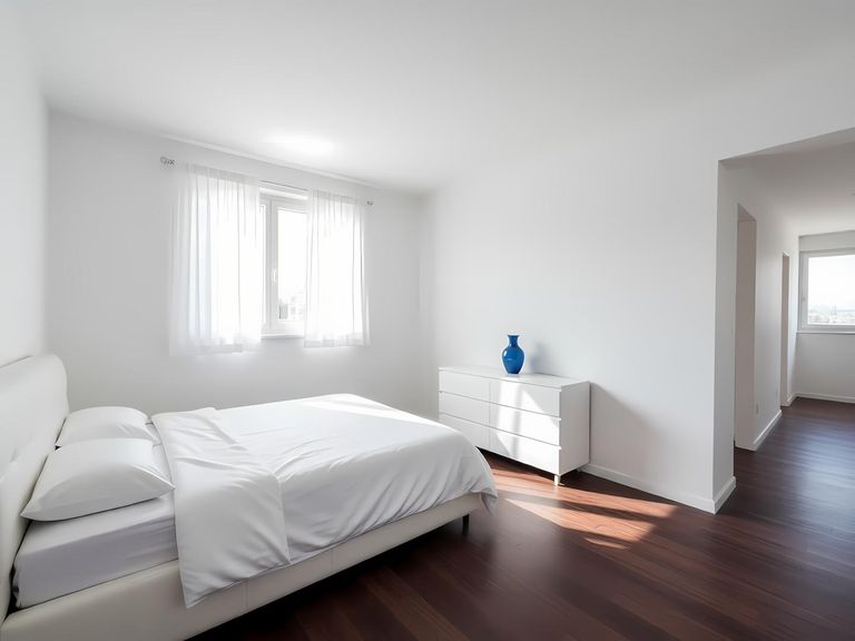 KI INTERPRETATION Schlafzimmer mit Ankleide