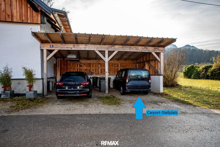 Carport-Stellplatz