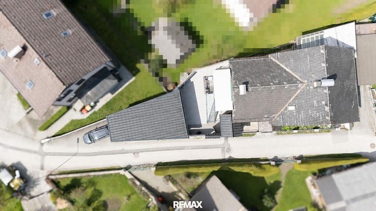 Luftbild Haus und Garage