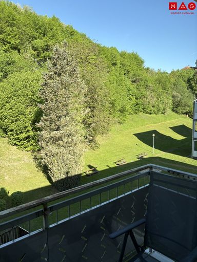 Aussicht vom Balkon
