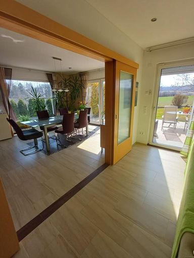 Wohnzimmer Blick Esszimmer