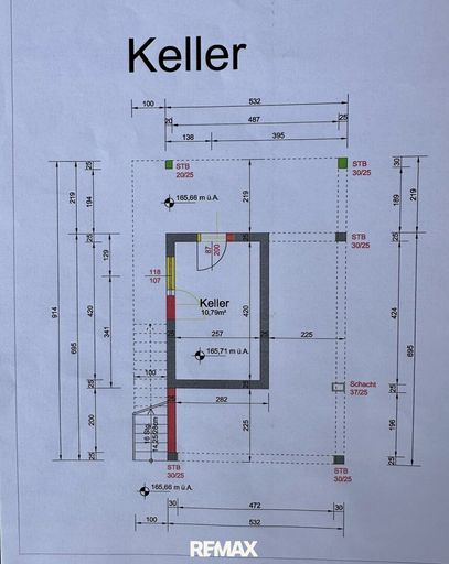 Grundriss Keller