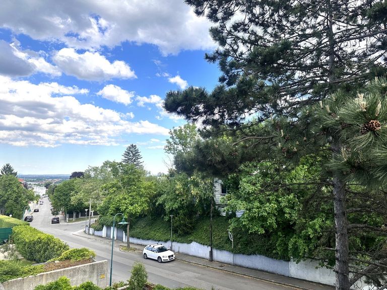 Blick vom Balkon (Zugang von 2 Zimmern)
