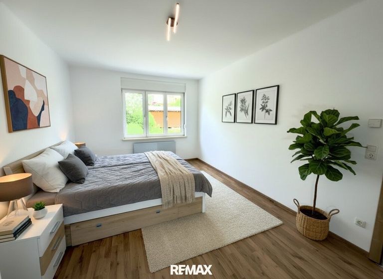 Schlafzimmer virtuelles Homestaging