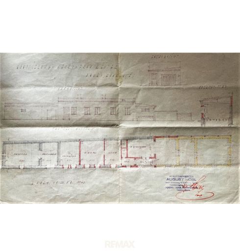 Originalplan Nebengebäude