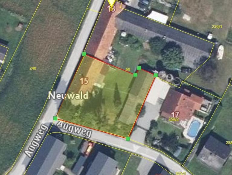 Grundstücksfläche von ca. 900 m²