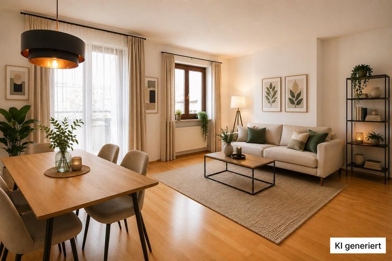 Wohnzimmer, Einrichrungsvorschlag