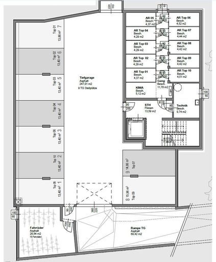 Plan Garage/Keller