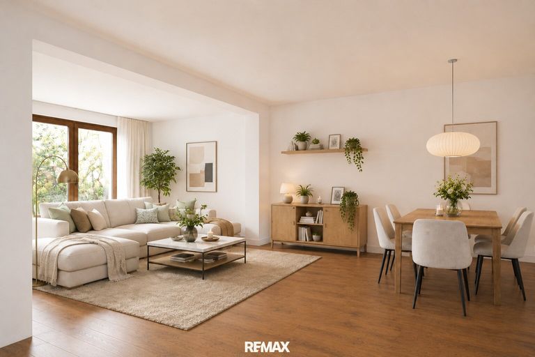 Wohnzimmer (virtuell eingerichtet)