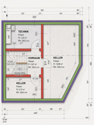 Grundrissplan