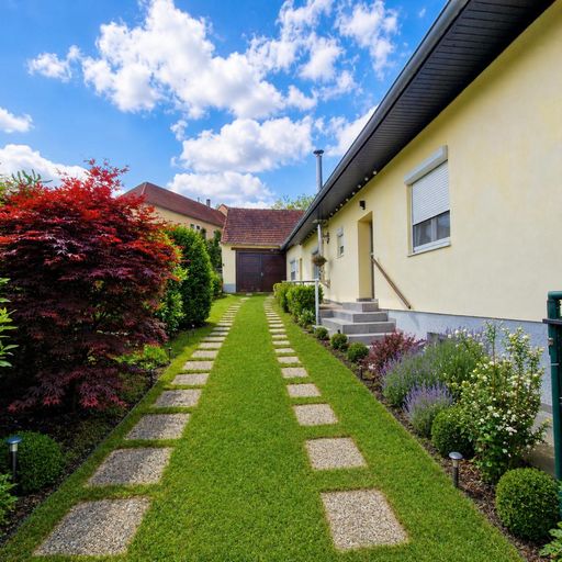Haus seitlich