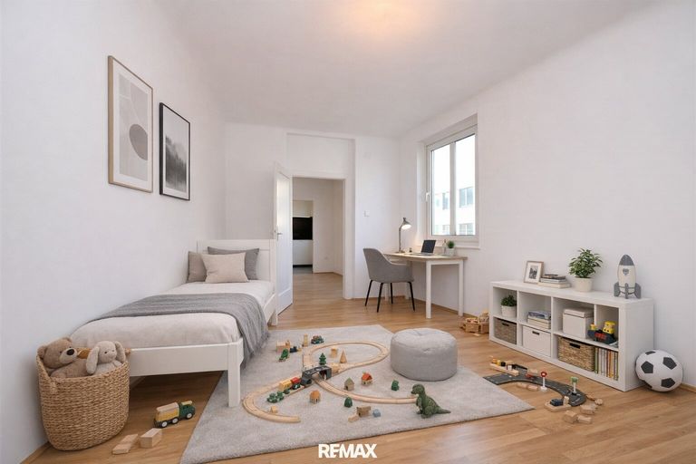 Kinderzimmer (virtuell eingerichtet)