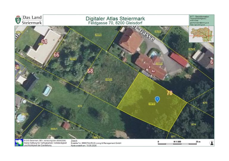 Feldgasse 70_Satelittenbild GIS_nah