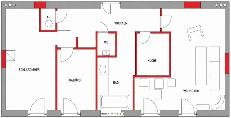Grundrissplan