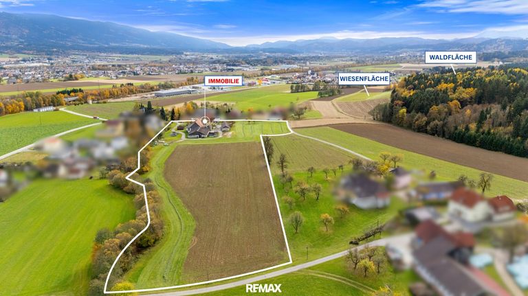 Liegenschaft markiert