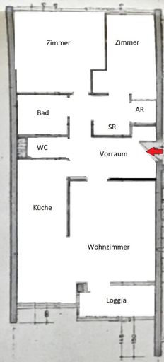 Grundriss Planskizze