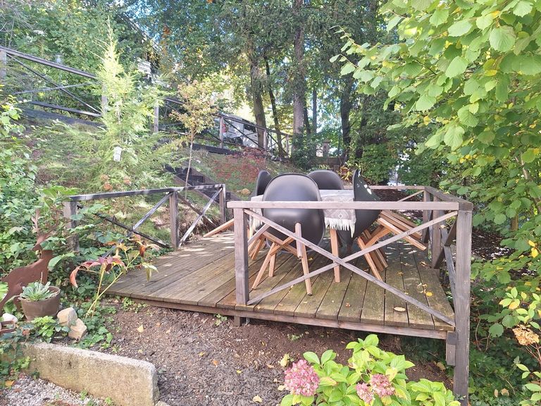 Terrasse im Garten
