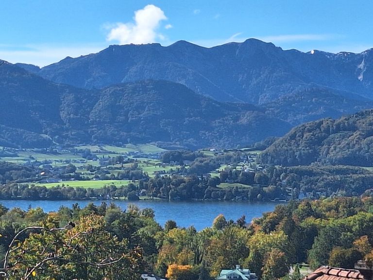 Blick Ri Feuerkogel un d Höllengebirge