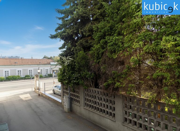 Ausblick vom Balkon Richtung Siegesplatz