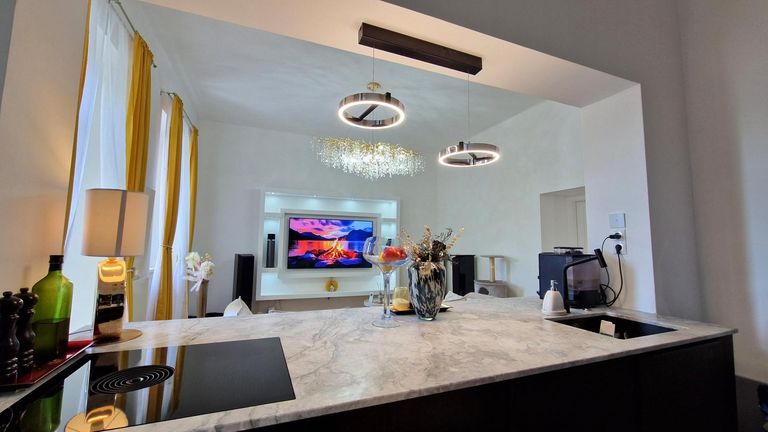 Blick Wohnzimmer