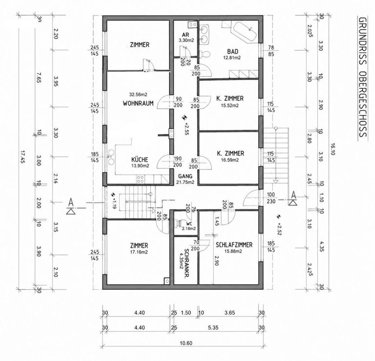 ETW 2003 Leitzersdorf - Plan Obergeschoß