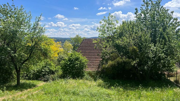 Blick zum Haus