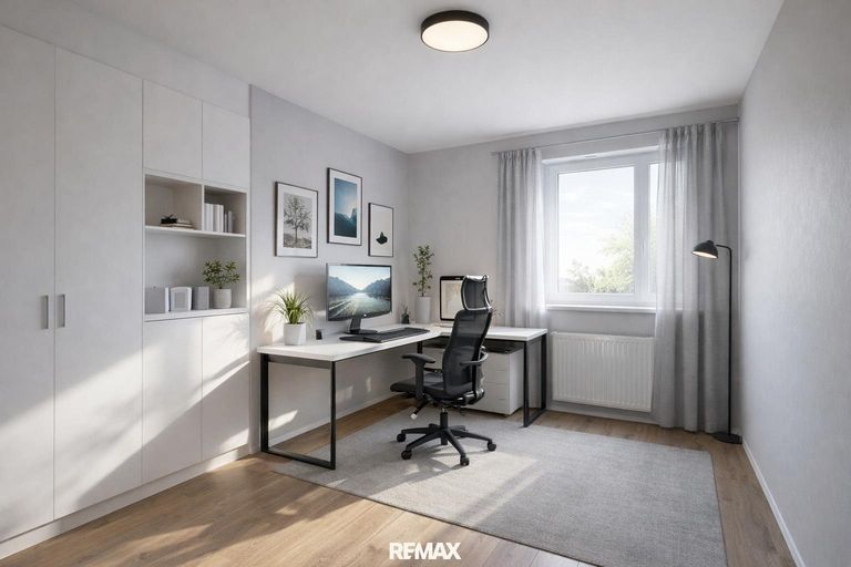 2. Zimmer nach Sanierung - KI Vorschlag