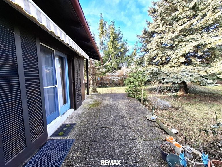 Blick über die Terrasse