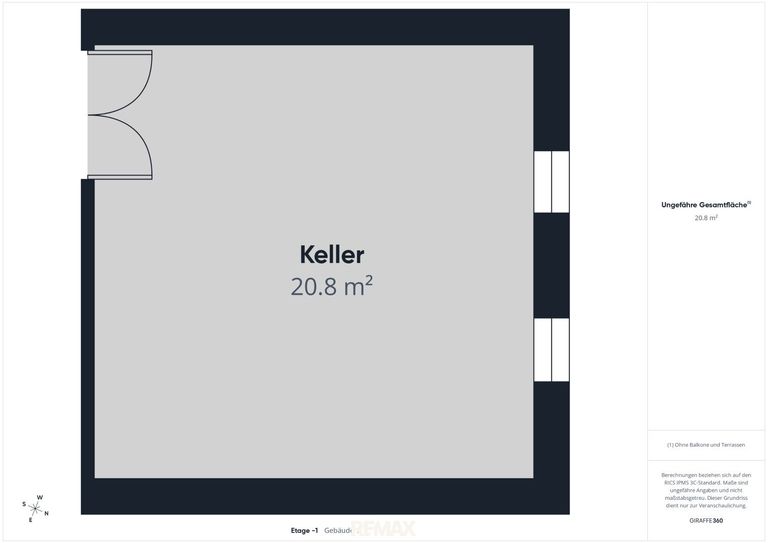 Grundriss Keller