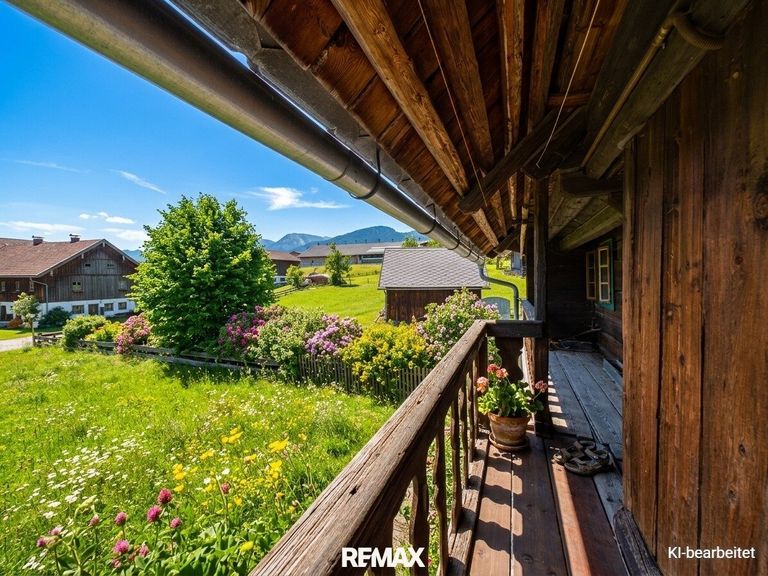 Ausblick Balkon