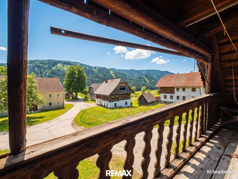 Ausblick Balkon