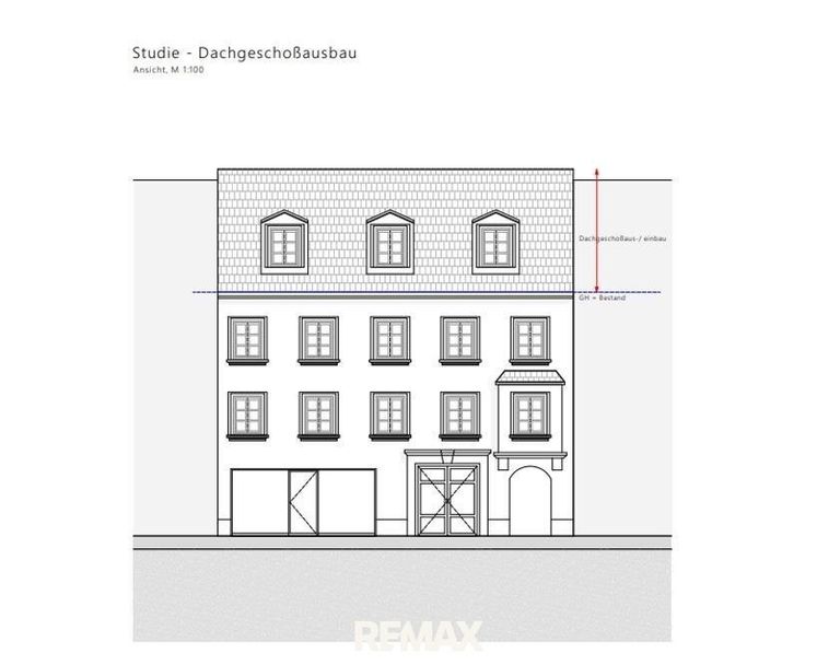 Studie DG Ausbau Wohnhaus außen