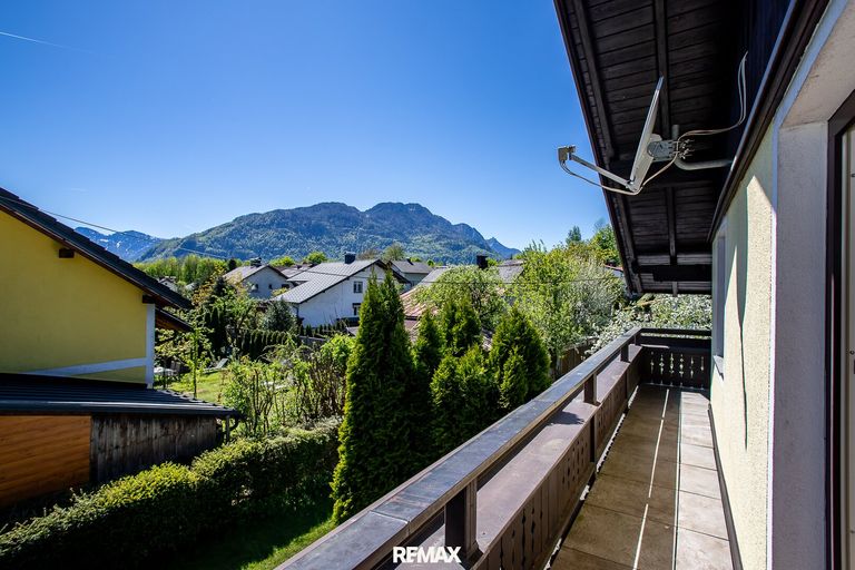 Balkon Obergeschoss mit Ausblick