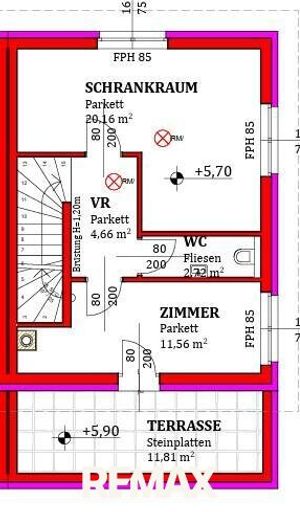 2. Stock mit Terrasse