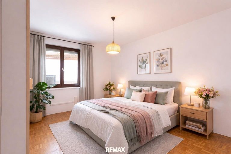 Schlafzimmer, Einrichtungsbeispiel