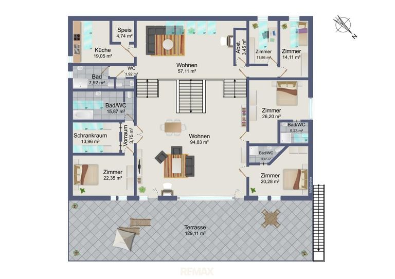 schematischer Grundriss 