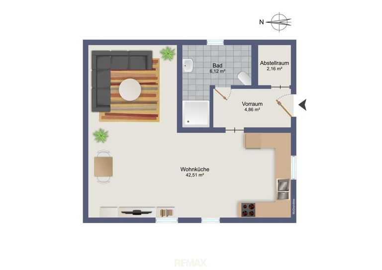 Grundriss Wohnung