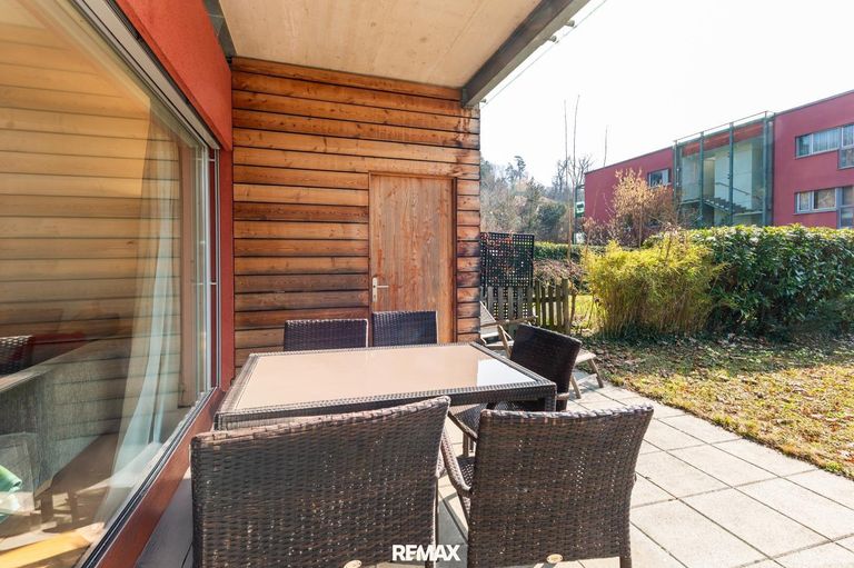Überdachte Terrasse