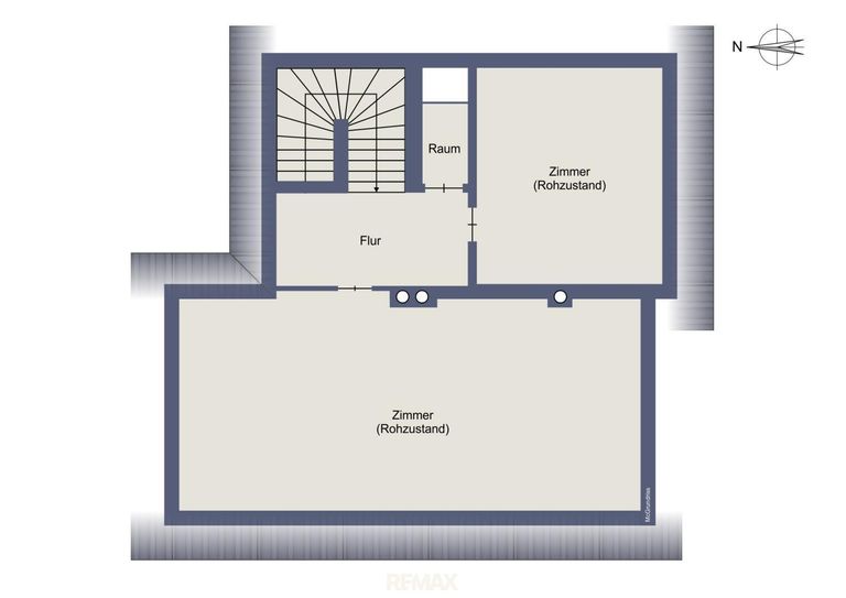 Grundriss Dachboden