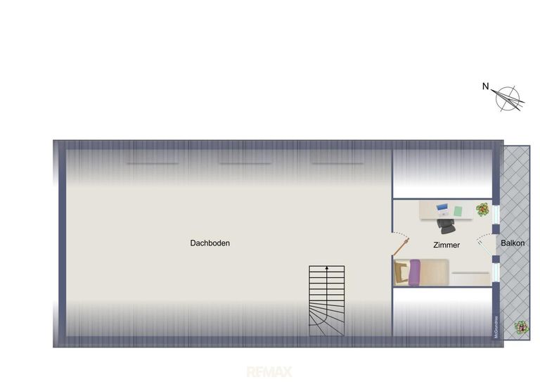Grundriss schematisch DG