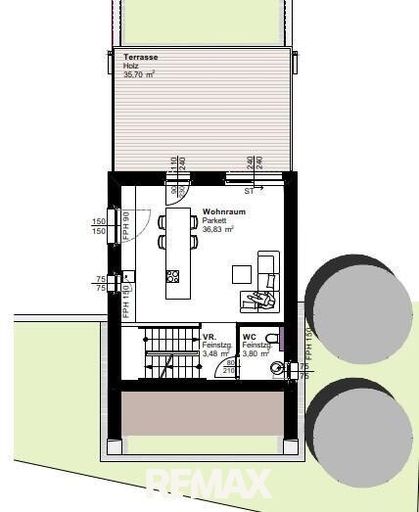 Grundriss 1. Obergeschoss