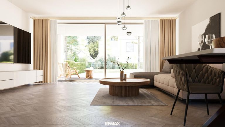 Wohnzimmer-Rendering