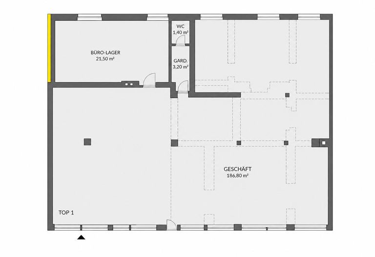 schematischer Grundriss