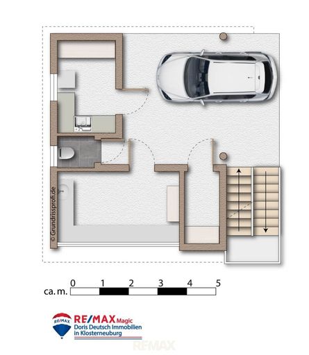 Grundriss EG möbliert